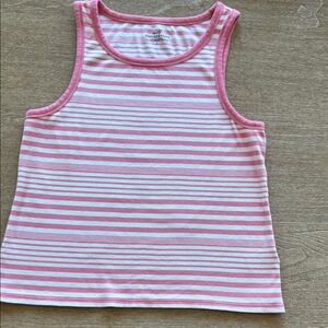 Vineyard Vines Pink and White Striped Tank Top